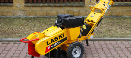 New handy stump cutter with electric travel gear F 460EI